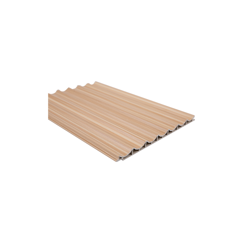 196*12mm WPC Louvers Wandpaneel Decoratiemateriaal